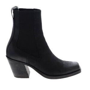 Rag & Bone Square Toe Leather Ankle Boot, Size 9.5